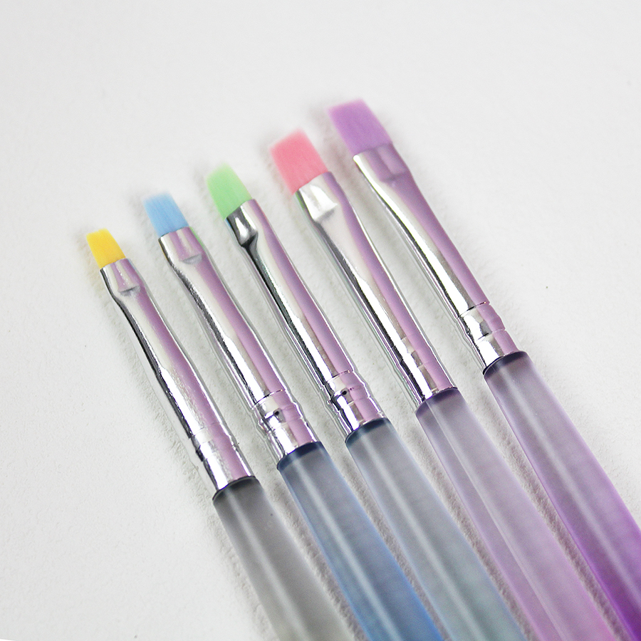 rab-61 matte transparent gradient round rod painting pen set