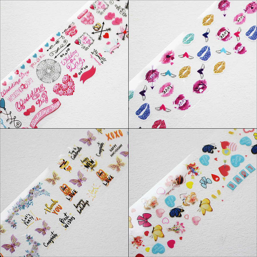 rnaa-134 case packing nail art transfer foil collection