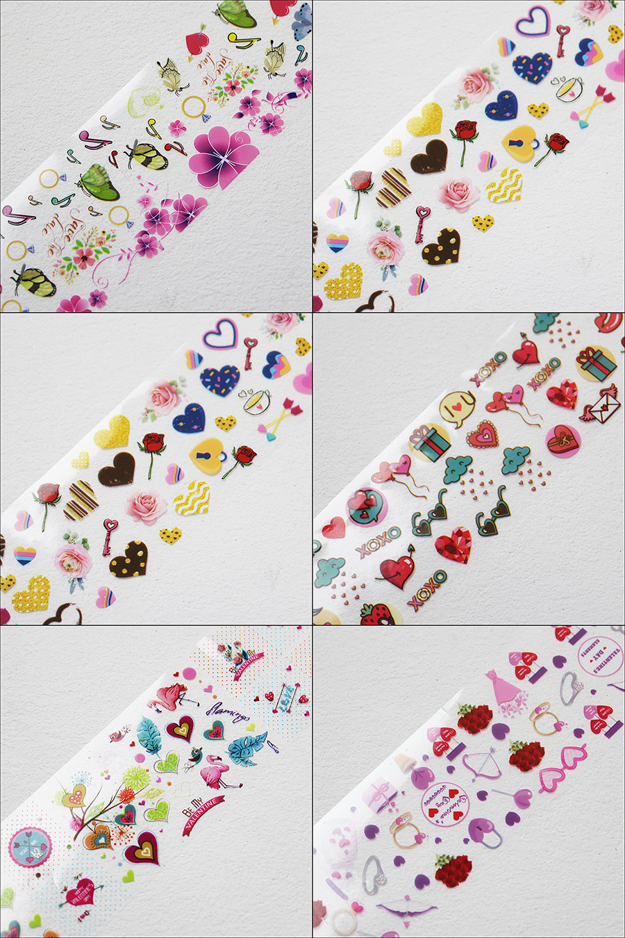 rnaa-134 case packing nail art transfer foil collection