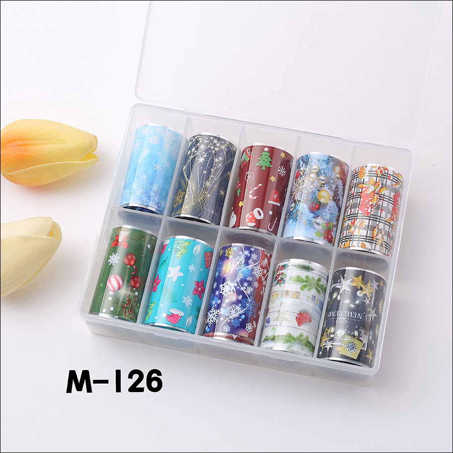 rnaa-134 case packing nail art transfer foil collection