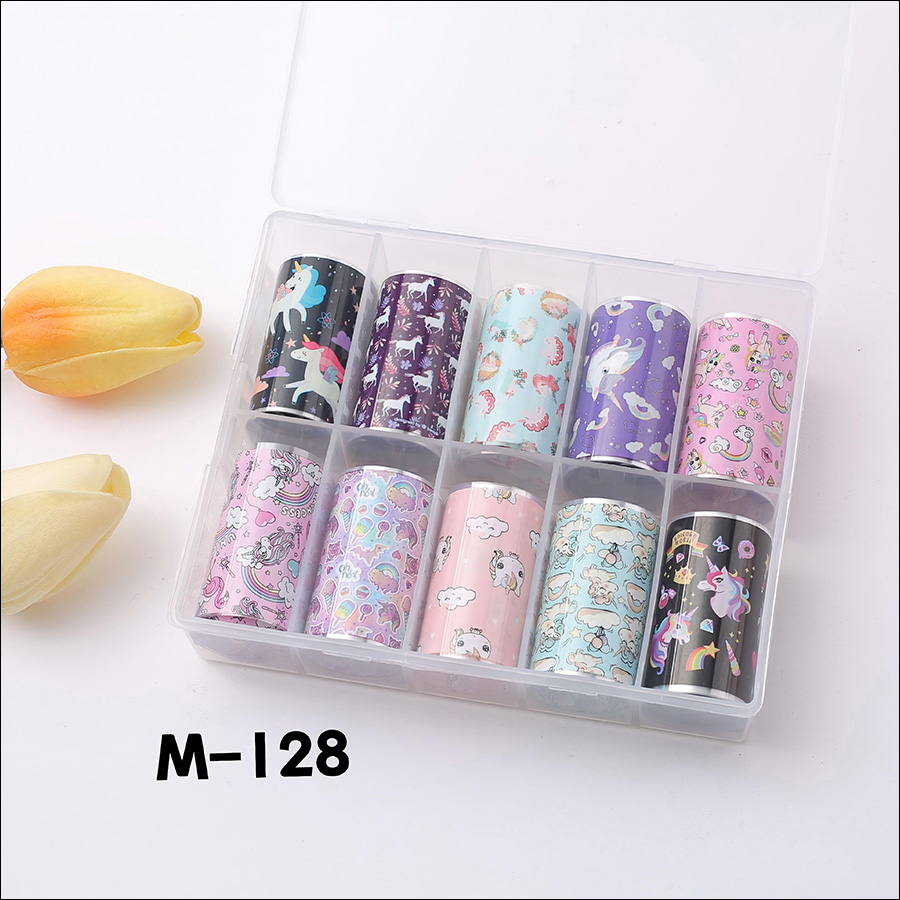 rnaa-134 case packing nail art transfer foil collection