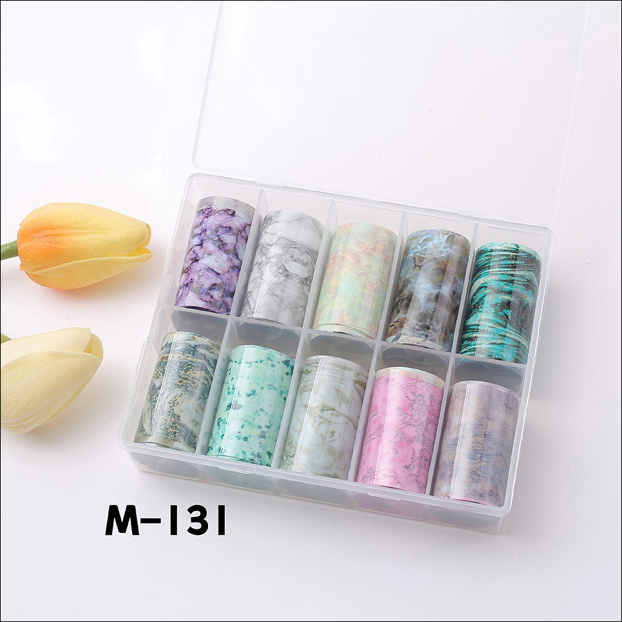 rnaa-134 case packing nail art transfer foil collection