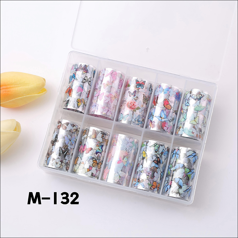 rnaa-134 case packing nail art transfer foil collection