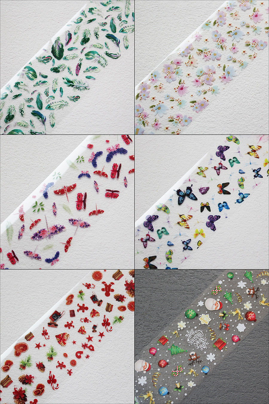 rnaa-134 case packing nail art transfer foil collection