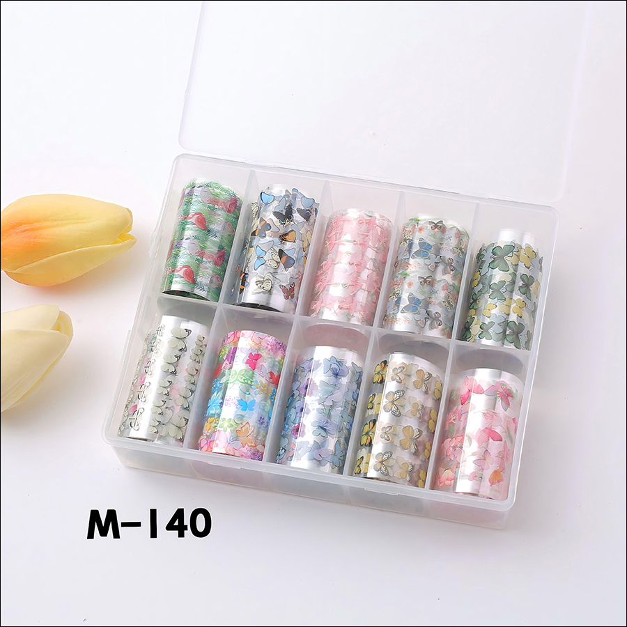 rnaa-134 case packing nail art transfer foil collection