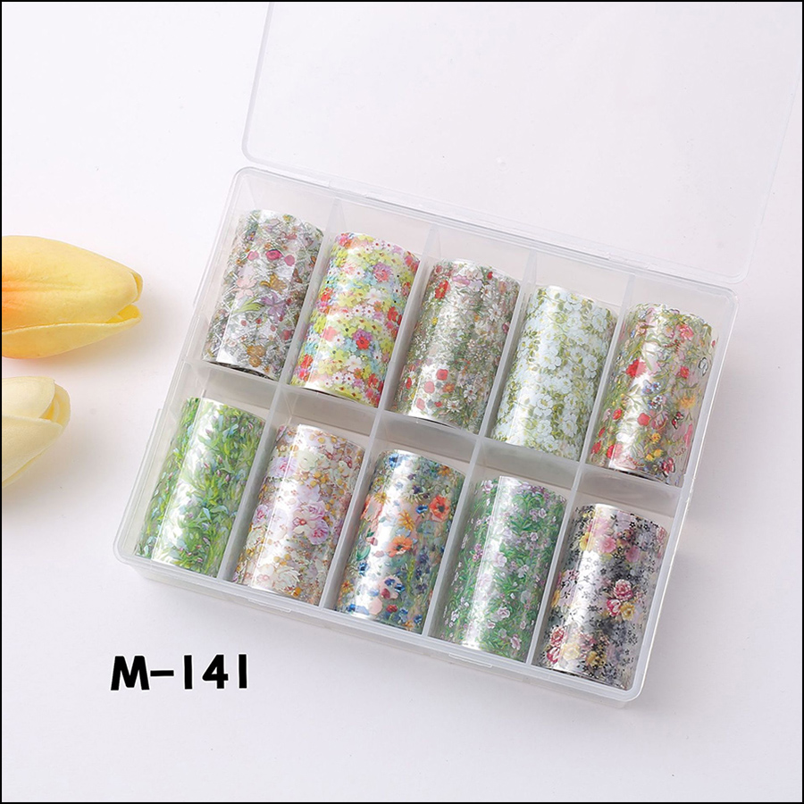 rnaa-134 case packing nail art transfer foil collection