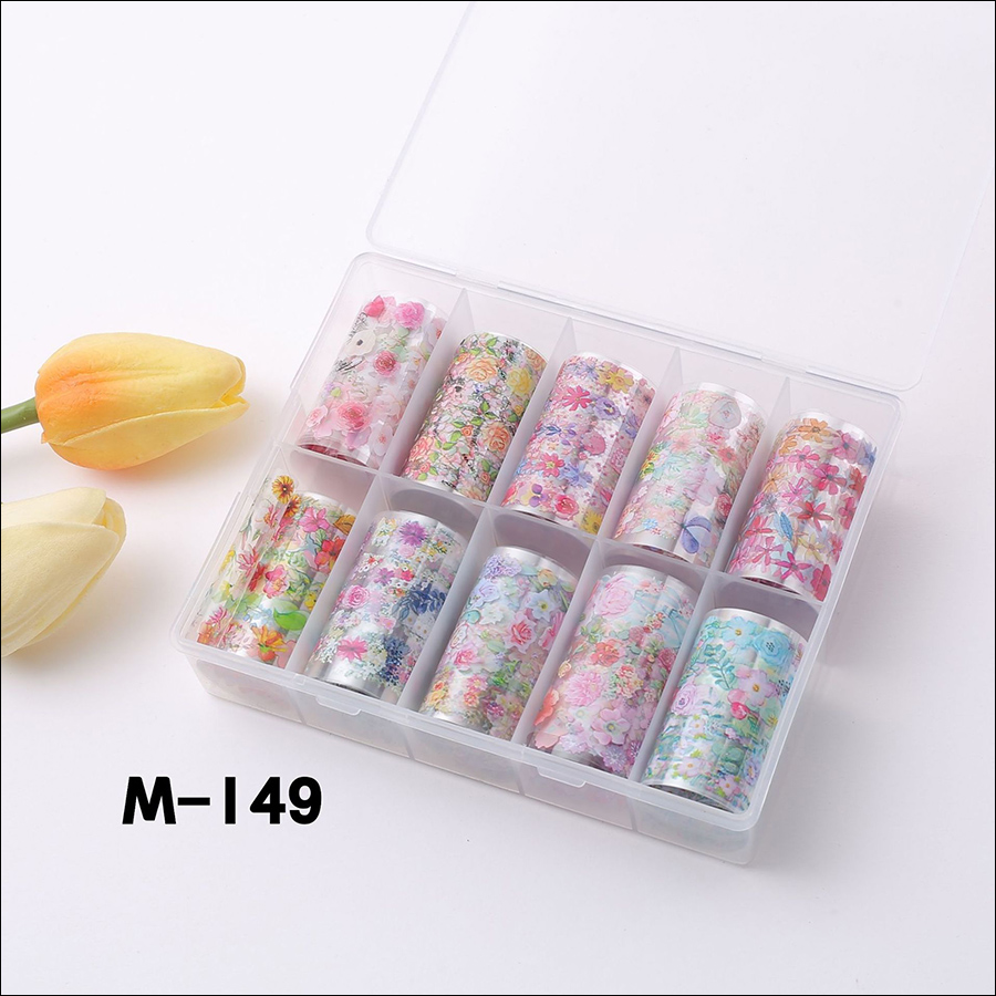 rnaa-134 case packing nail art transfer foil collection