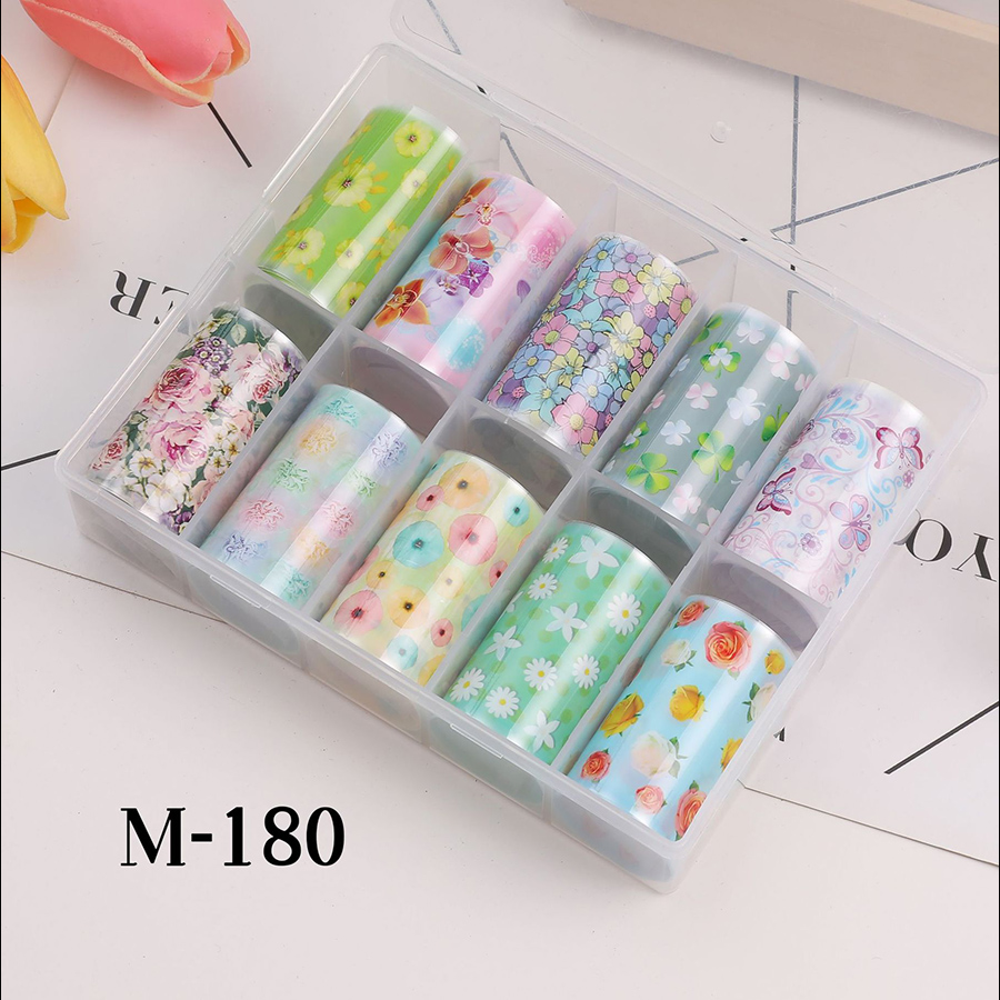 rnaa-134 case packing nail art transfer foil collection