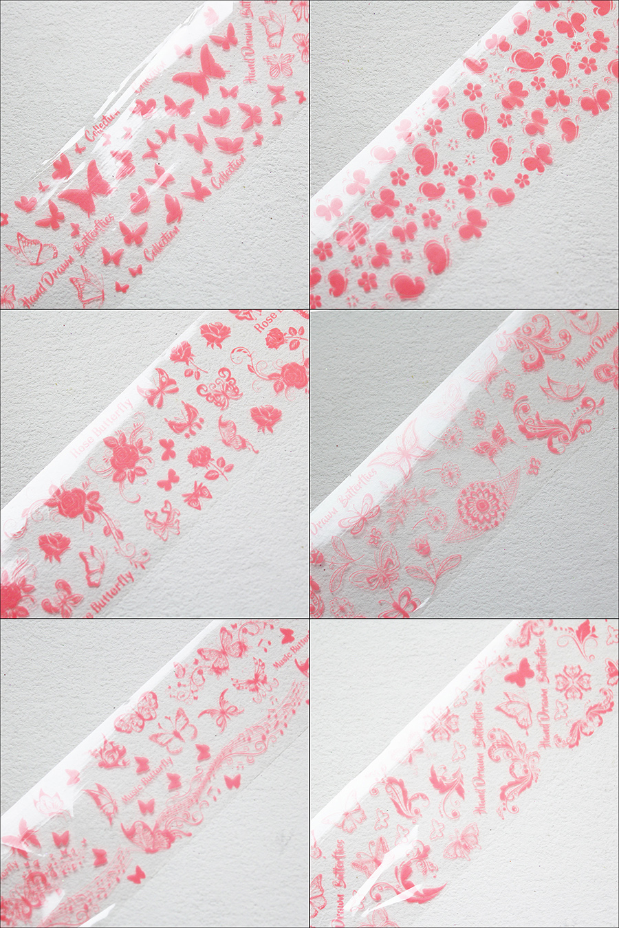 rnaa-134 case packing nail art transfer foil collection