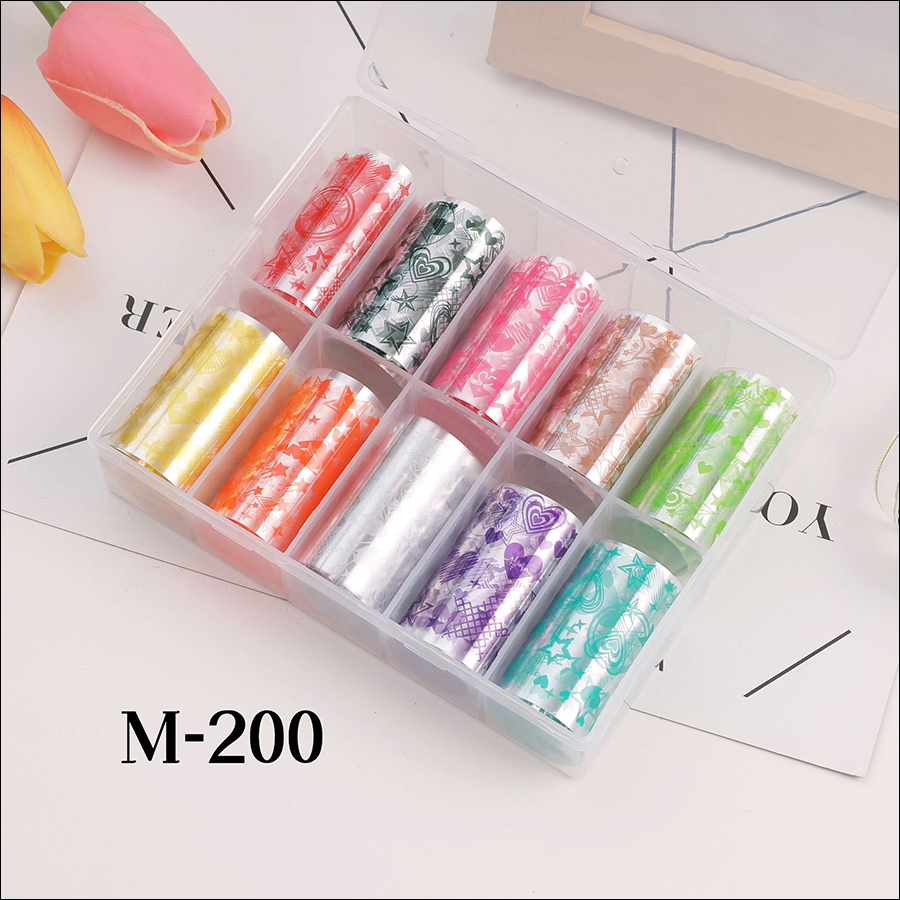 rnaa-134 case packing nail art transfer foil collection