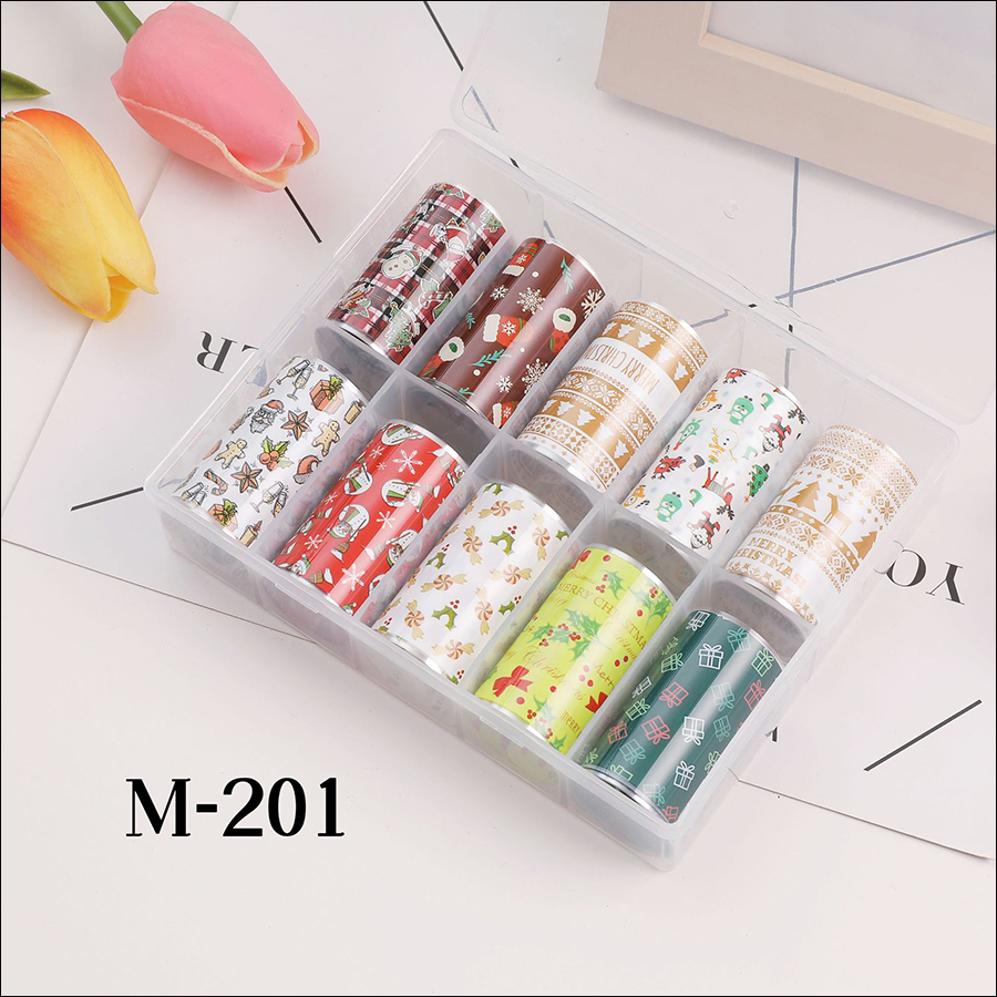 rnaa-134 case packing nail art transfer foil collection