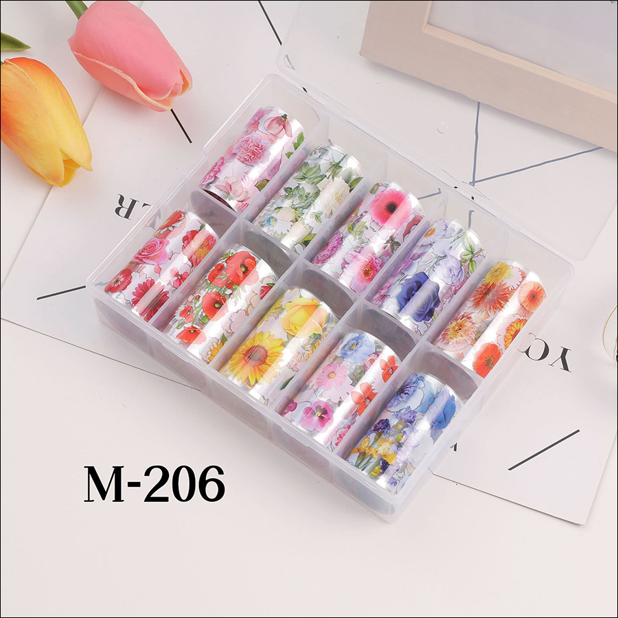 rnaa-134 case packing nail art transfer foil collection