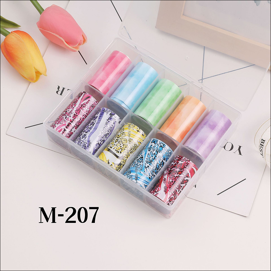 rnaa-134 case packing nail art transfer foil collection