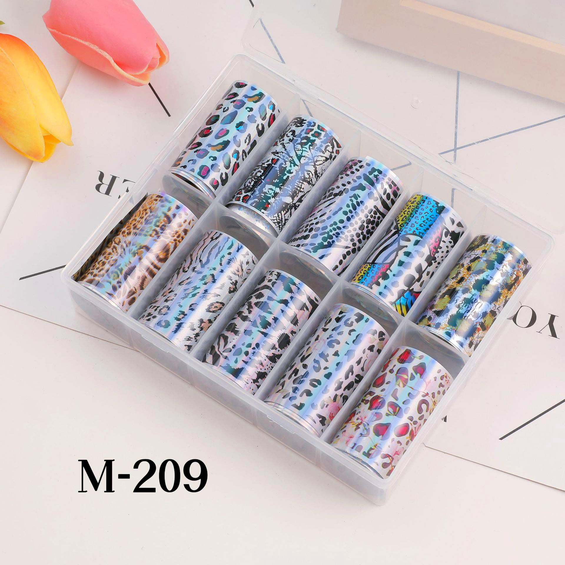 rnaa-134 case packing nail art transfer foil collection