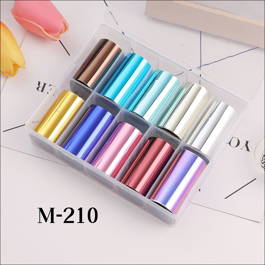 rnaa-134 case packing nail art transfer foil collection