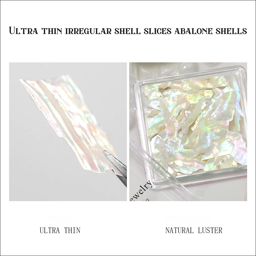 d295 ultra-thin iridescent abalone shell tablets