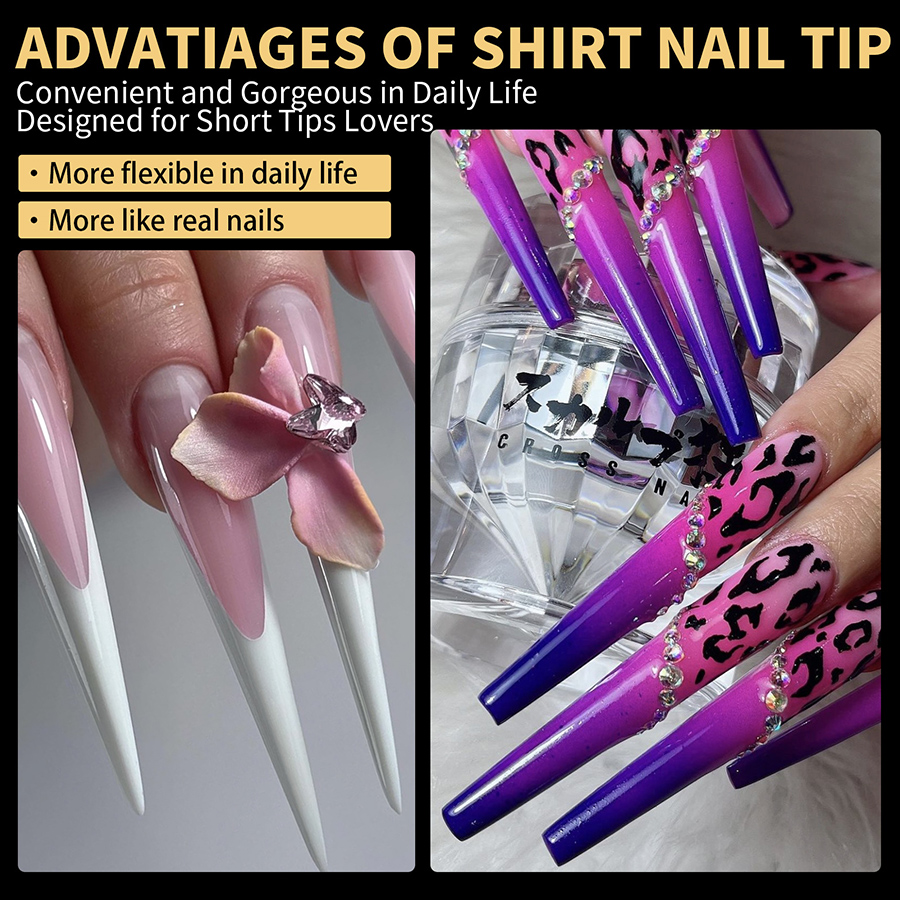 rntip-191 5xl ultra-long traceless nail tips(180 pcs case packing)