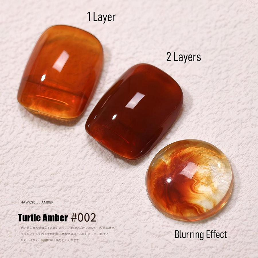 rnug-122 玳瑁琥珀色甲油胶