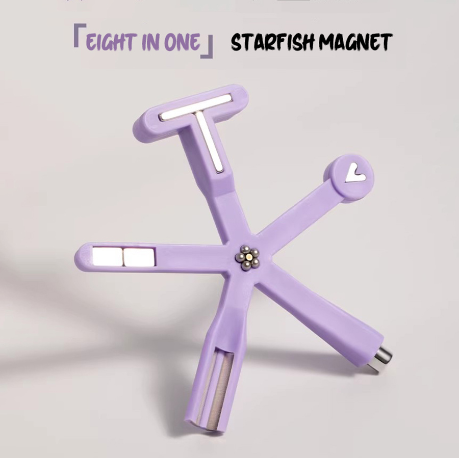 rnt-845 八合一美甲海星猫眼磁铁