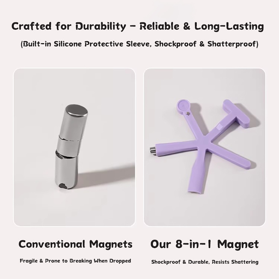 rnt-845 八合一美甲海星猫眼磁铁