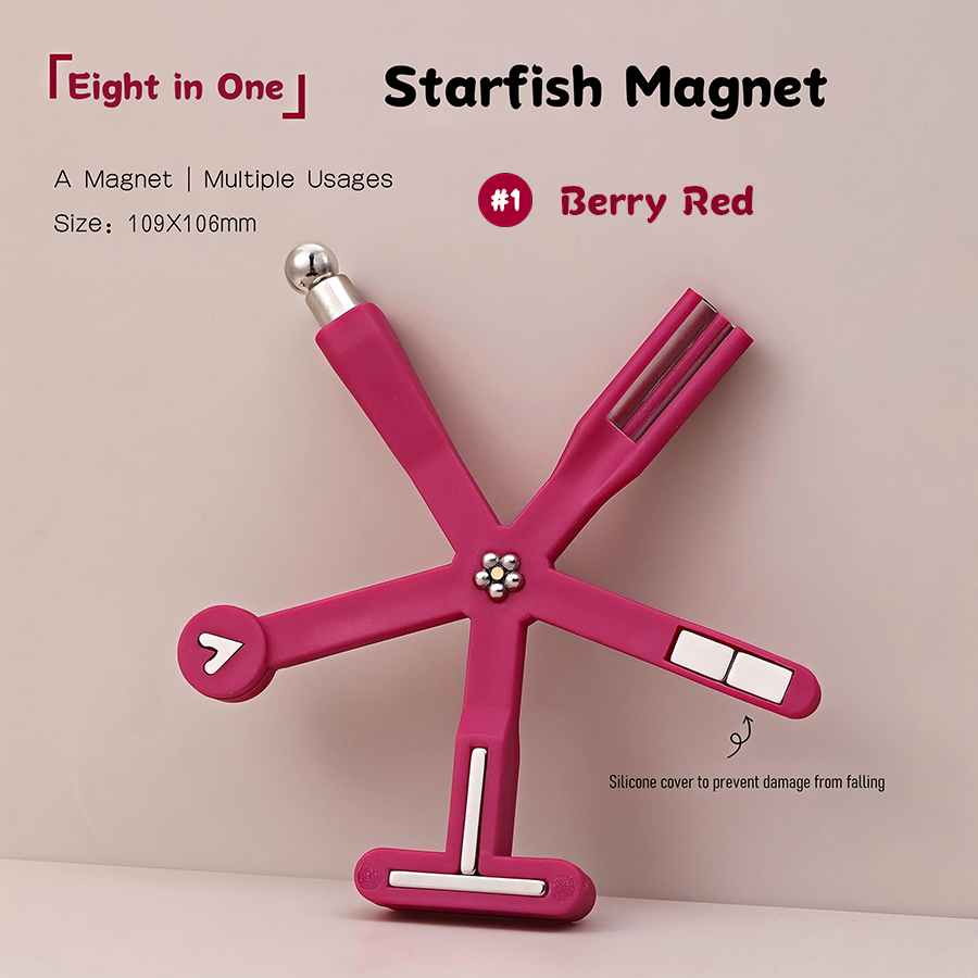 rnt-845 八合一美甲海星猫眼磁铁
