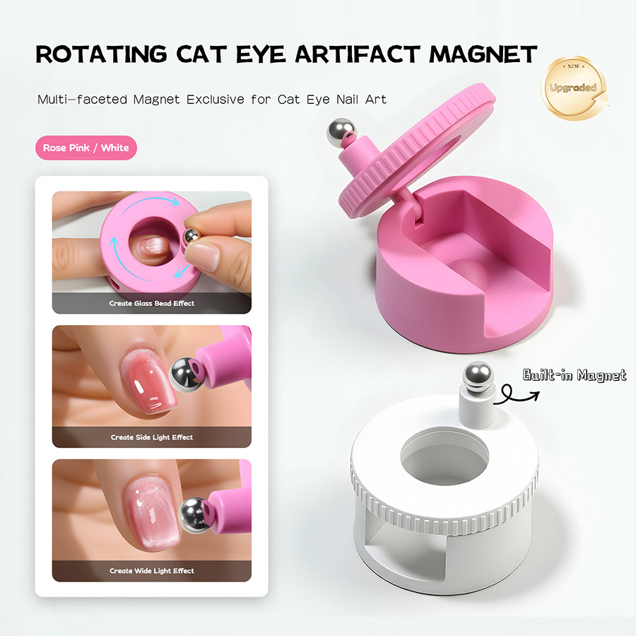 rnt-846 双头旋转美甲猫眼磁铁