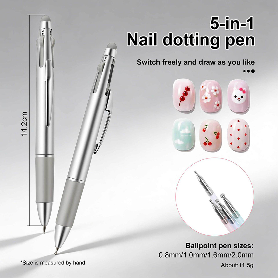 rnt-848 新款美甲工具五合一点钻笔