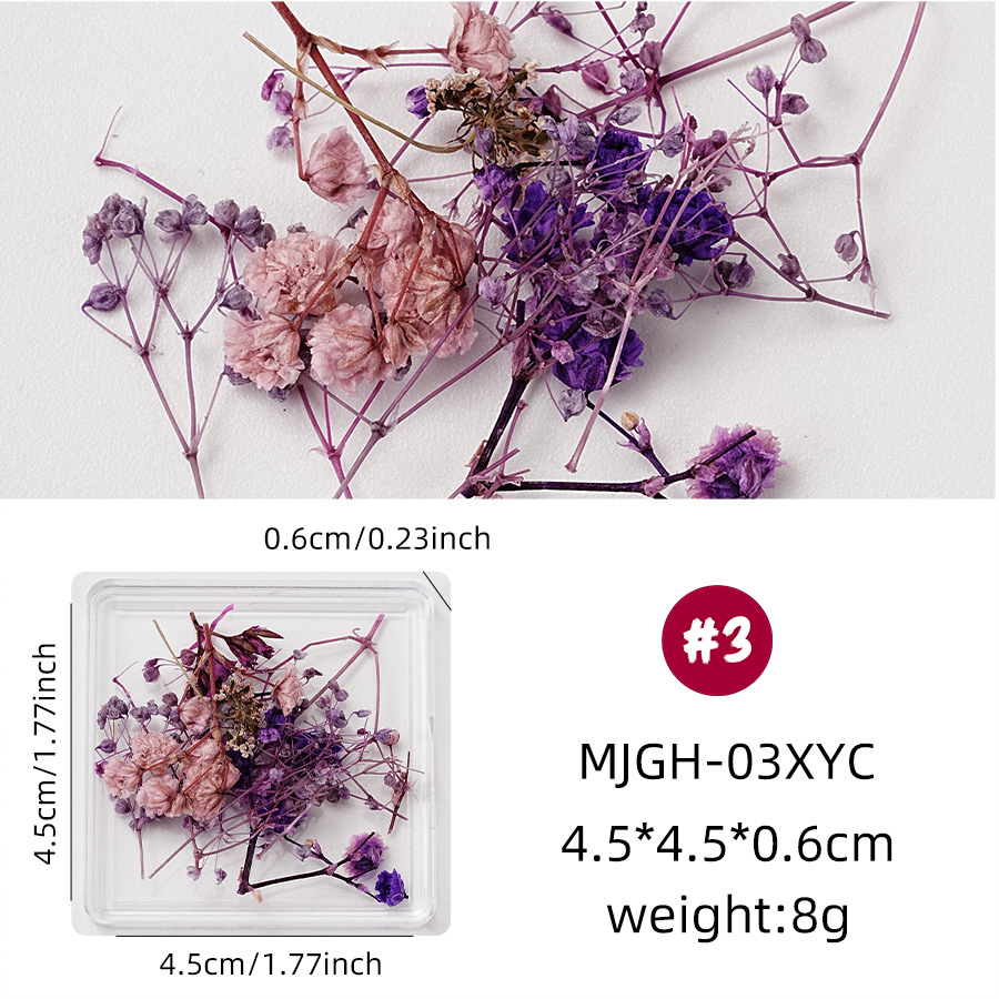 rndf-30 新款混色蕾丝花干花套盒