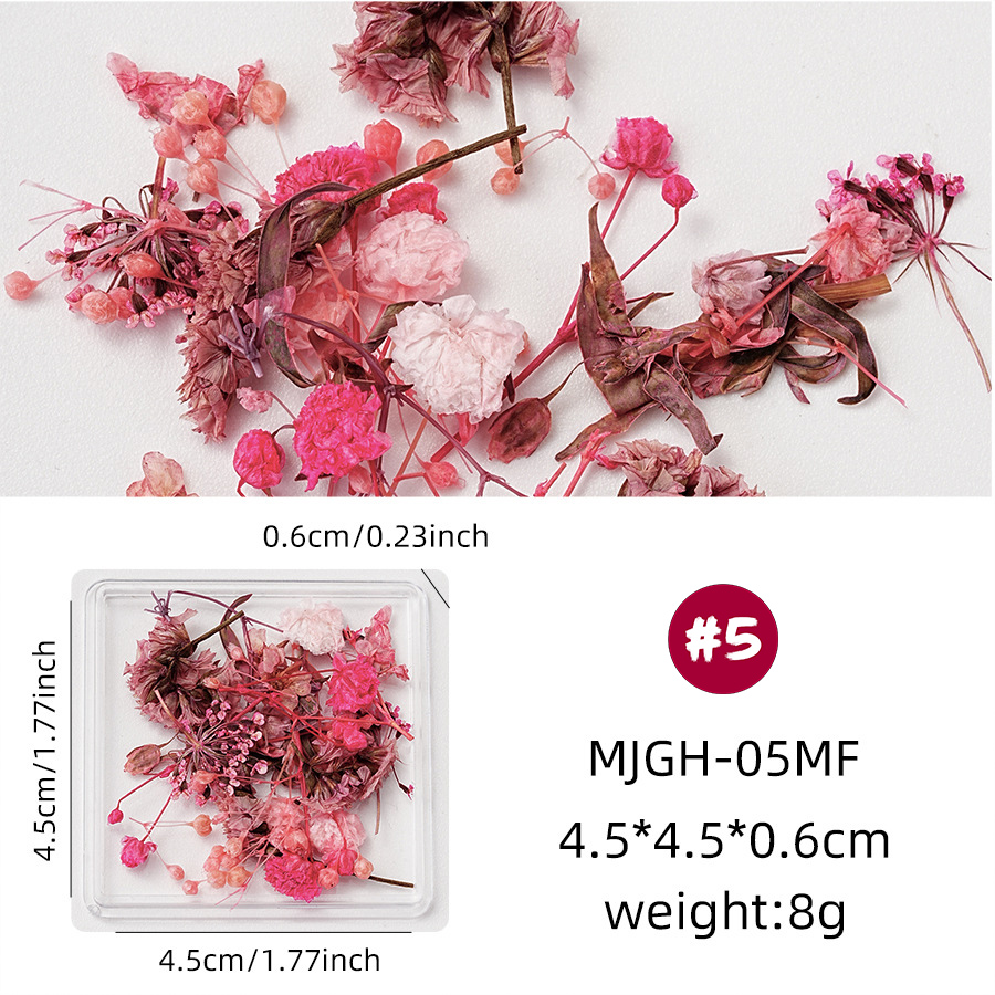 rndf-30 新款混色蕾丝花干花套盒