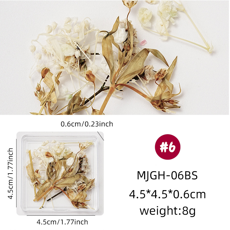 rndf-30 新款混色蕾丝花干花套盒