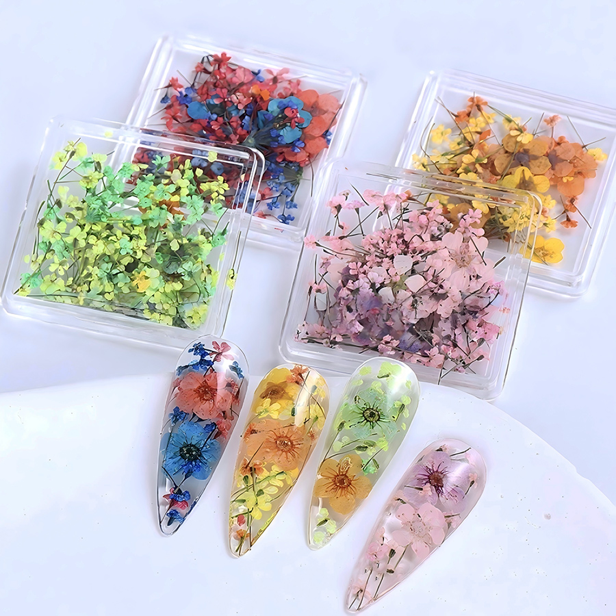 rndf-31 日系混色小碎花指甲饰品