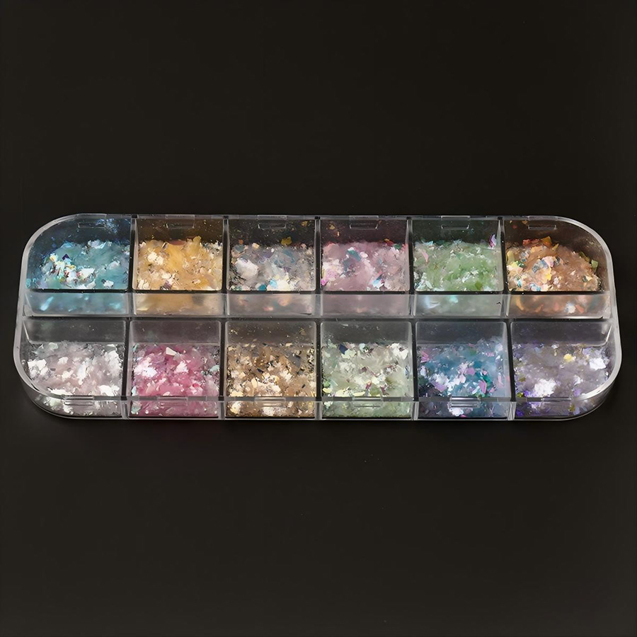 rnag-243 12格极光幻彩超薄欧泊粉