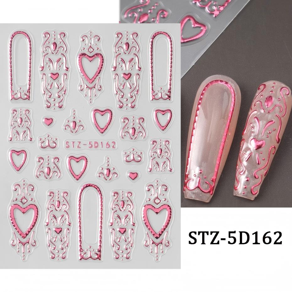 stz-5d 跨境新款美甲贴纸