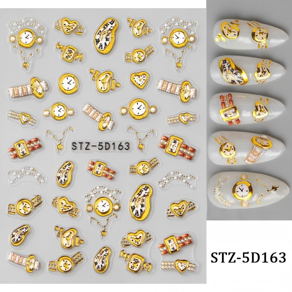 stz-5d 跨境新款美甲贴纸