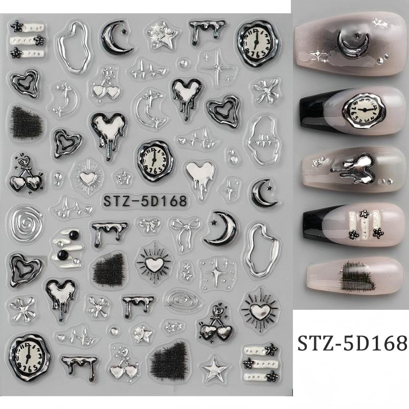 stz-5d 跨境新款美甲贴纸