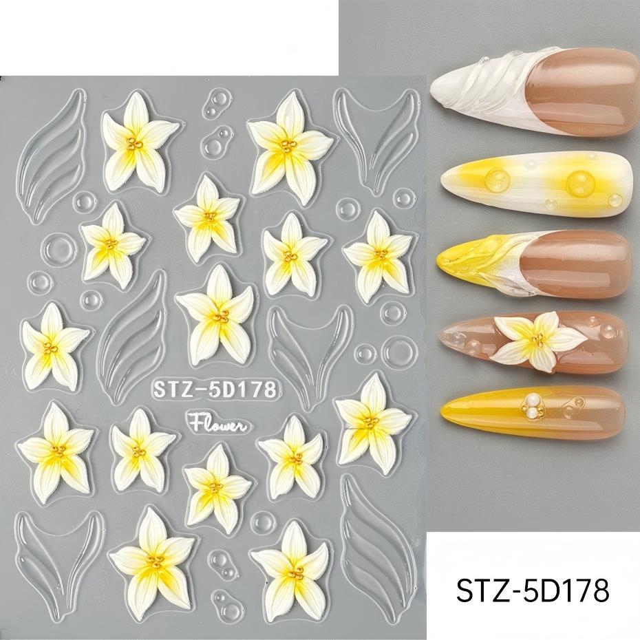 stz-5d 跨境新款美甲贴纸