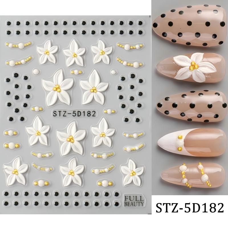 stz-5d 跨境新款美甲贴纸