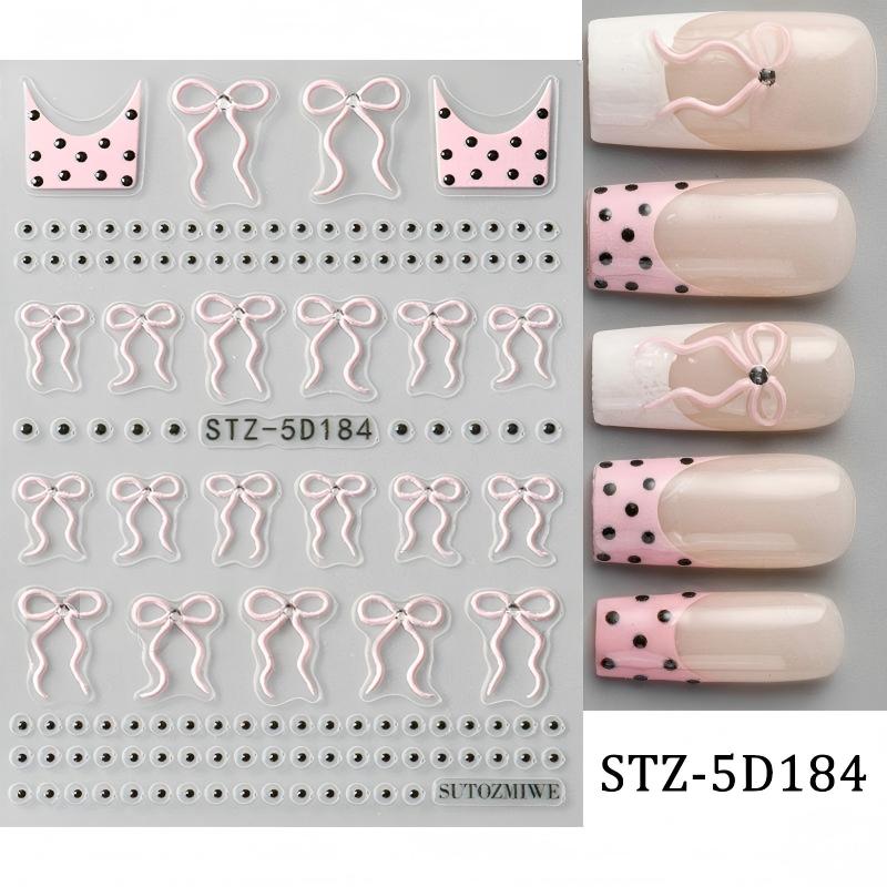 stz-5d 跨境新款美甲贴纸