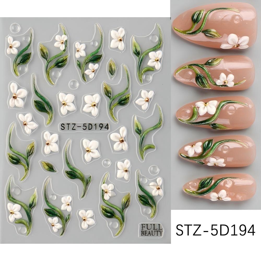 stz-5d 跨境新款美甲贴纸