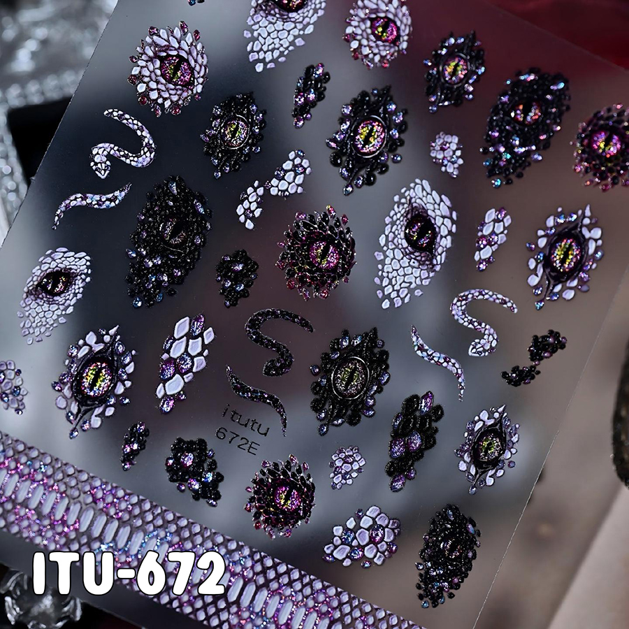 itu-671-673 幽麟魔瞳指甲贴