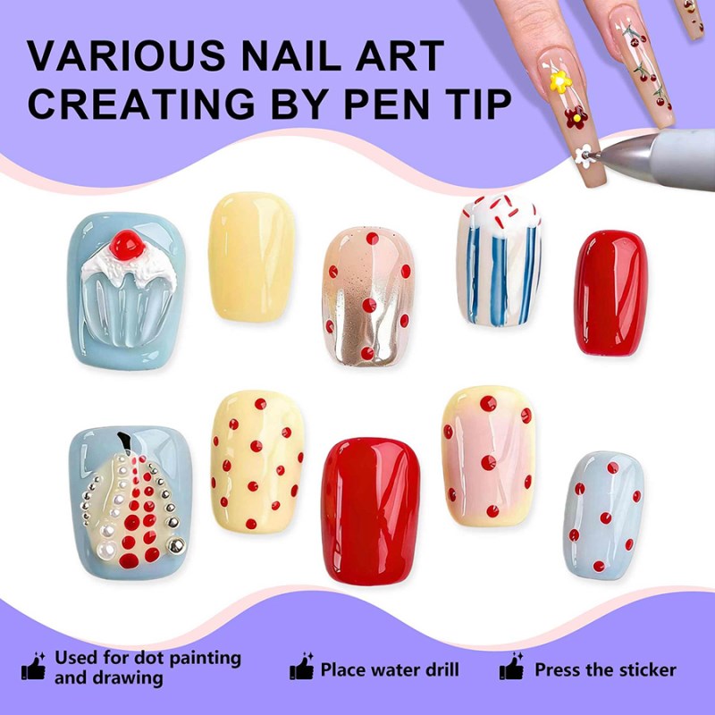 rnt-848 ニューファイブインワンネイルアートドットペン