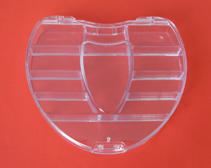 RNT-018 Empty Tip Box Heart (for 100pcs tips)