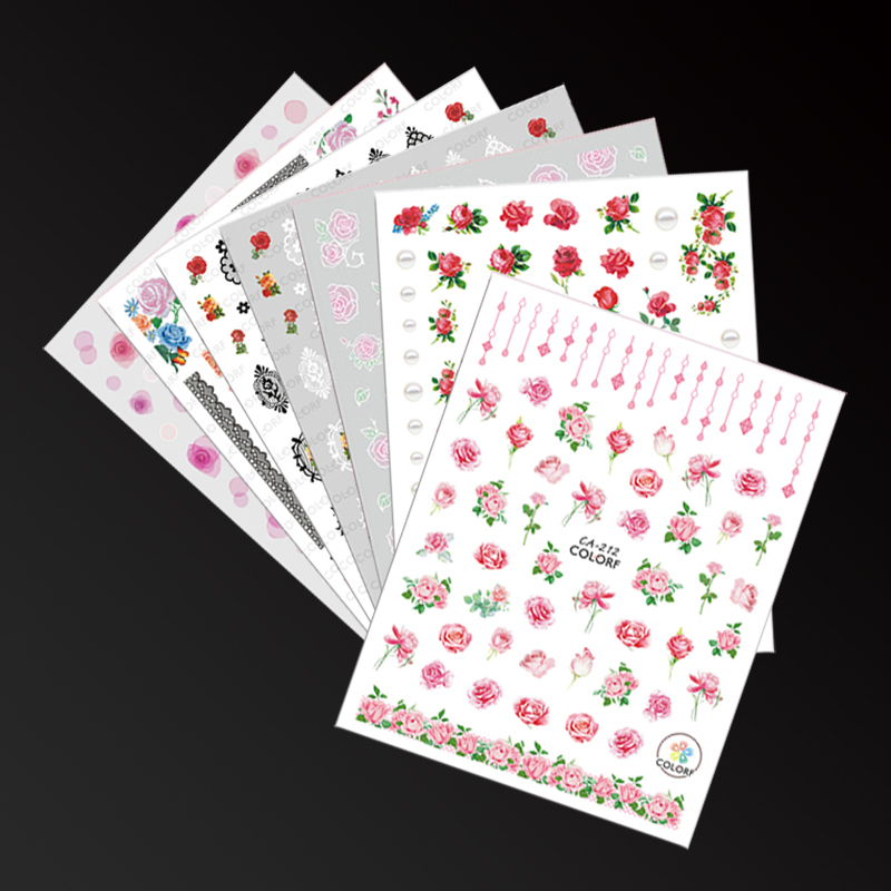 CA Rose Stickers