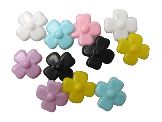 rnar-180 four-petal plastic flower