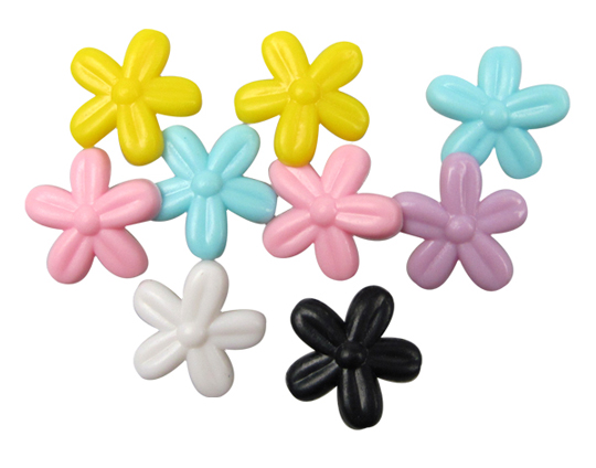 rnar-181 five-petal plastic flower