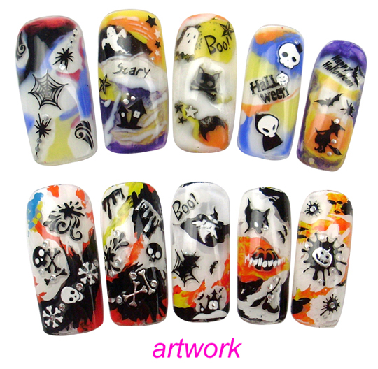 hc-01/11 halloween nail sticker