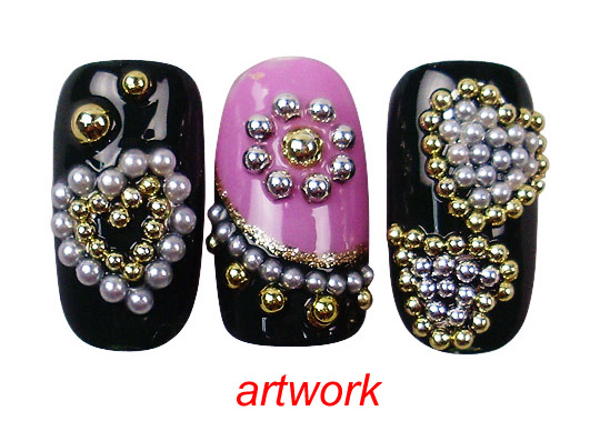 rnap-29 nail art pearl