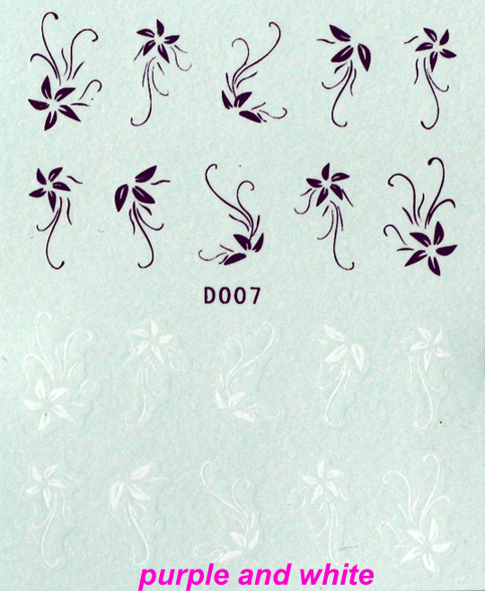 bw-d007 nail sticker