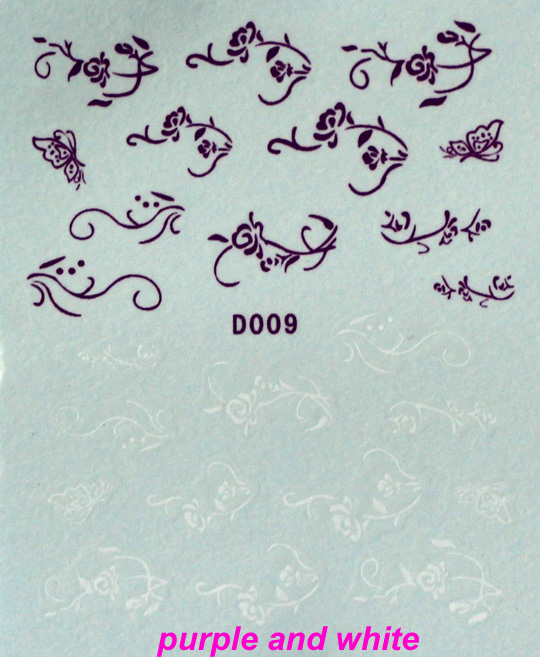 bw-d009 nail sticker