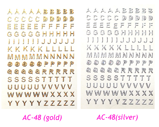 ac-44/49 nail sticker